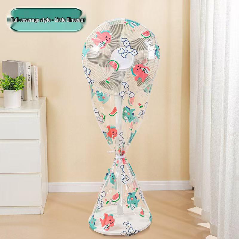 Universal Full Coverage Dustproof Electric Fan Cover for Vertical Floor Standing Fans
