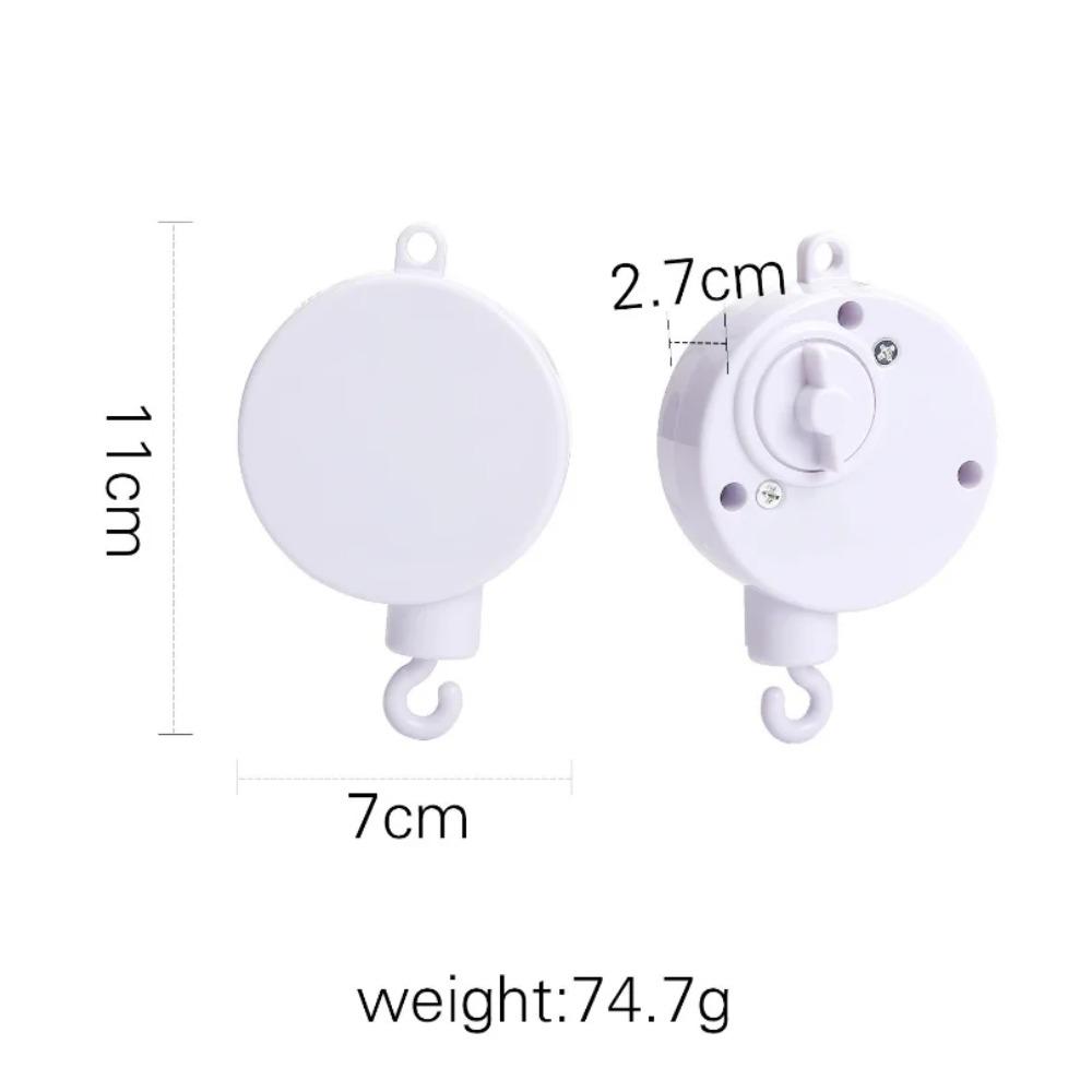 Baby Wooden Bed Bell Cartoon Rabbit Mobile Hanging Rattles Toy Hanger Crib Mobile Bed Bell Wood Toy Holder Arm Bracket Kid Gifts
