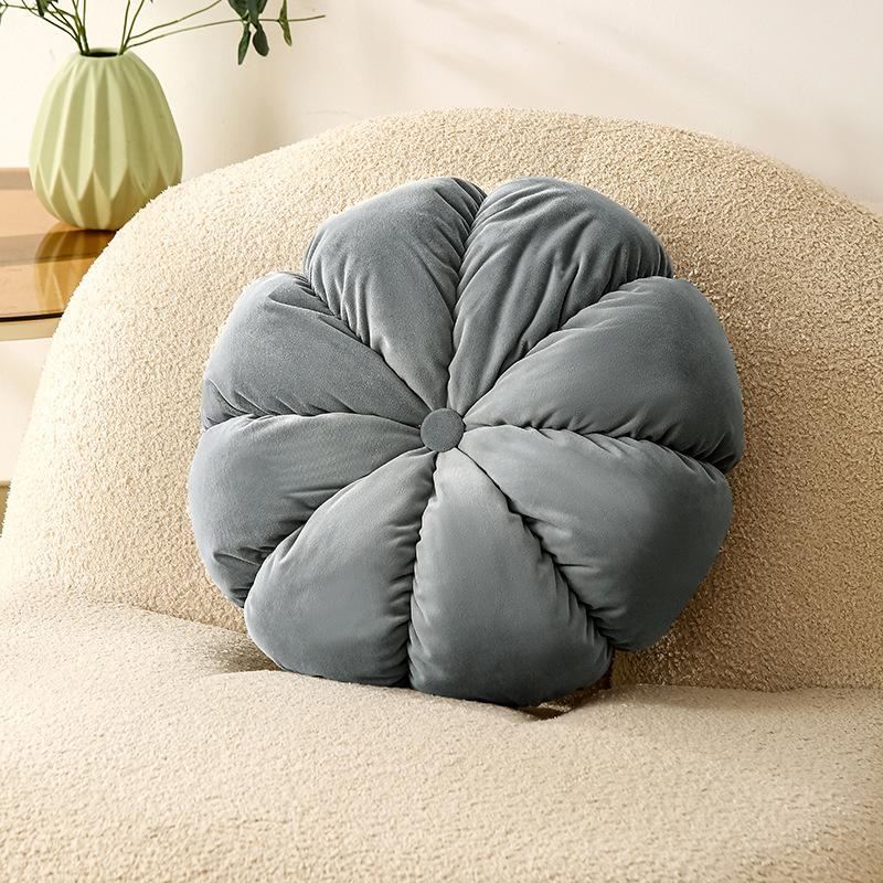 

Living Room Sofa Cushion Nordic Ins Model Room Pillow Bedside Cushion Petal Button Simple Bay Window Backrest 40 * 40cm (including core)