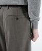 Beulaendideu Wool One Tuck Wide Slacks [Charcoal Brown]