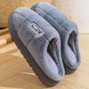 Men's & Women's Extra Large Warm Non-Slip Cotton Slippers, Size 50, Thick-Soled, Back-Heel Design.