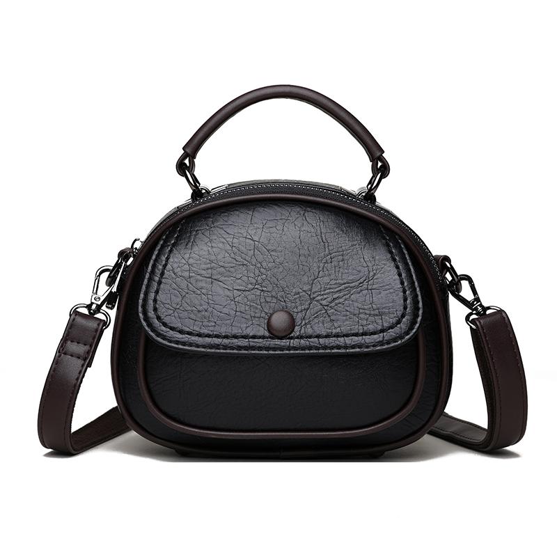 

Ретро Роскошные женские однотонные сумки из искусственной кожи, женские брендовые дизайнерские сумки через плечо, женские повседневные дорожные сумки