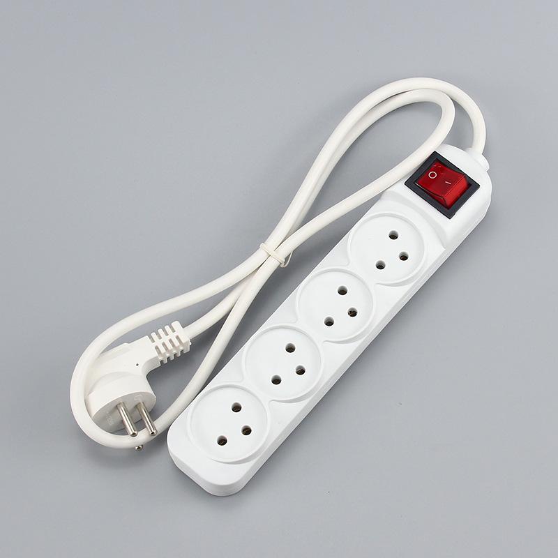 16A Israel Power Strip with Master Switch and 1m Extension Cord