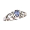 Naturlig Kyanit Ädelsten Handgjord 925 Sterling Silver Smycke Ringstorlek 6 F7P44