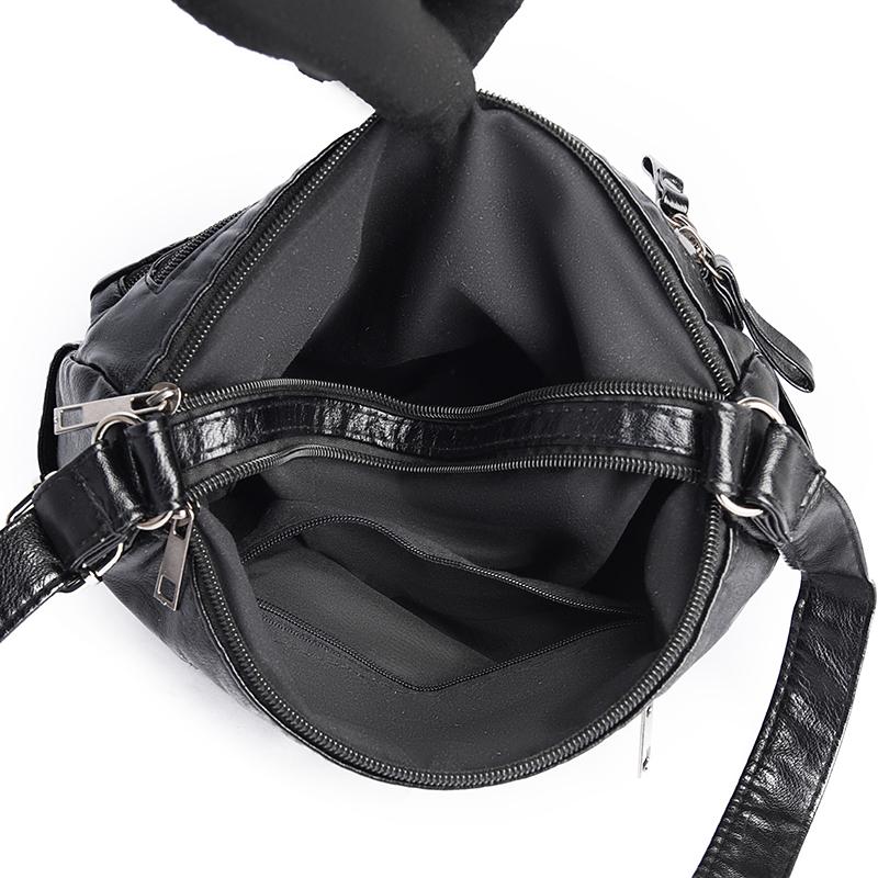 Soft Leather Mother Bag Women's Crossbody Bag Multi-Layer Large Capacity Shoulder Bag