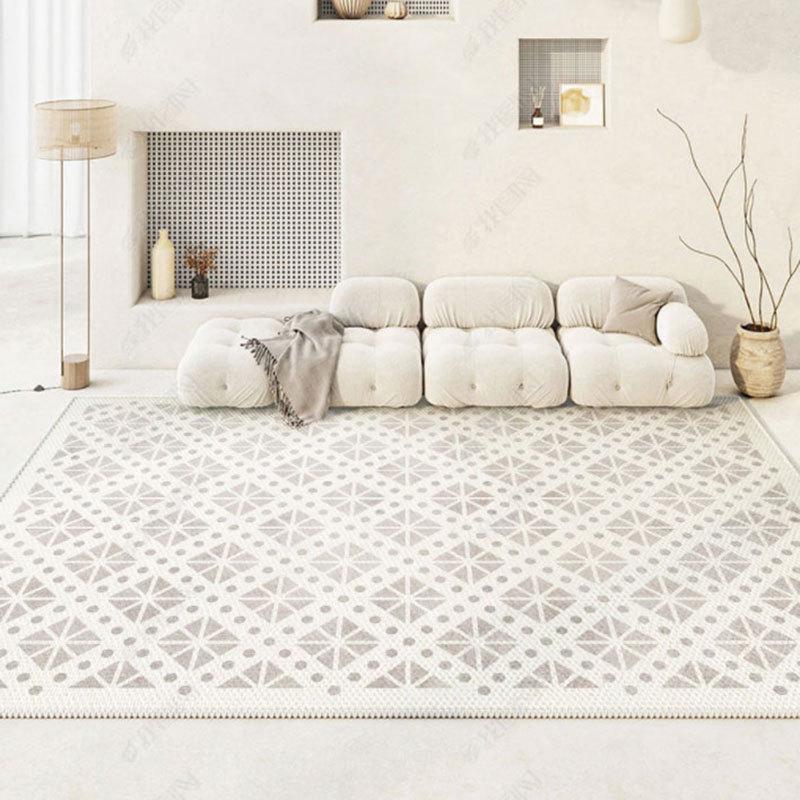 

Нескользящий ковер с французской клеткой: Гостиная, спальня и прихожая — грязеотталкивающие, впитывающие воду, легкие в уходе 120x160 cm (Thick Plush)