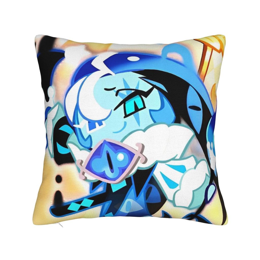 Shadow Milk Cookie Run Kingdom Square Pillow Covers Seat Cute Cartoon Anime Cushion Case Home Decoration Pillow Cover 45*45