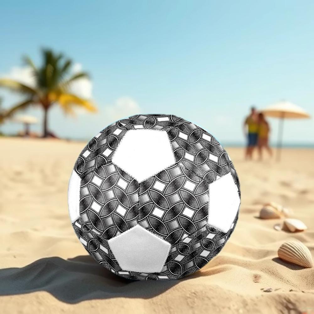 1pc Abstract Geometric Durable Soccer Ball/Football, Size 5, Perfect for Training, Entertainment And Competition,Gift yy26060631