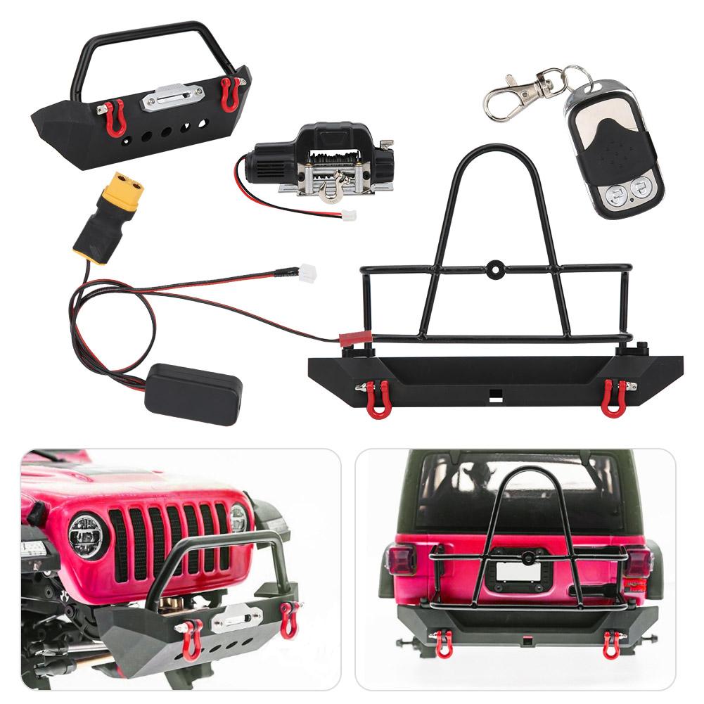 1:5 Ratio Gearbox Transmission Box 540 Brushed 55T Motor Fit for SCX10 1/10 RC Car