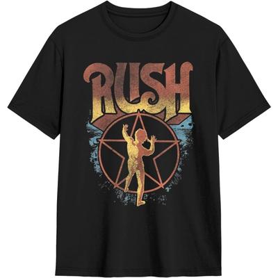 Kurzarm T-Shirt Rush Band T-Shirts für Herren und Damen Laufshirts Trainingsshirt(1)