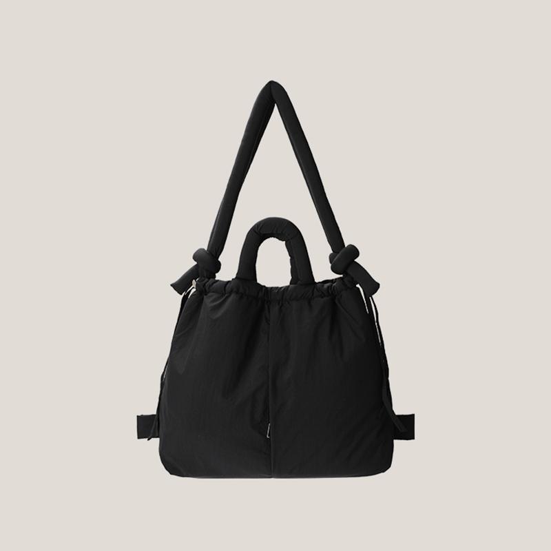 Lässige gepolsterte Nylon-Tragetasche Designer weiche Puffer-Schultertasche Umhängetasche für Damen Einfache Vintage-Handtaschen mit großer Kapazität 2025