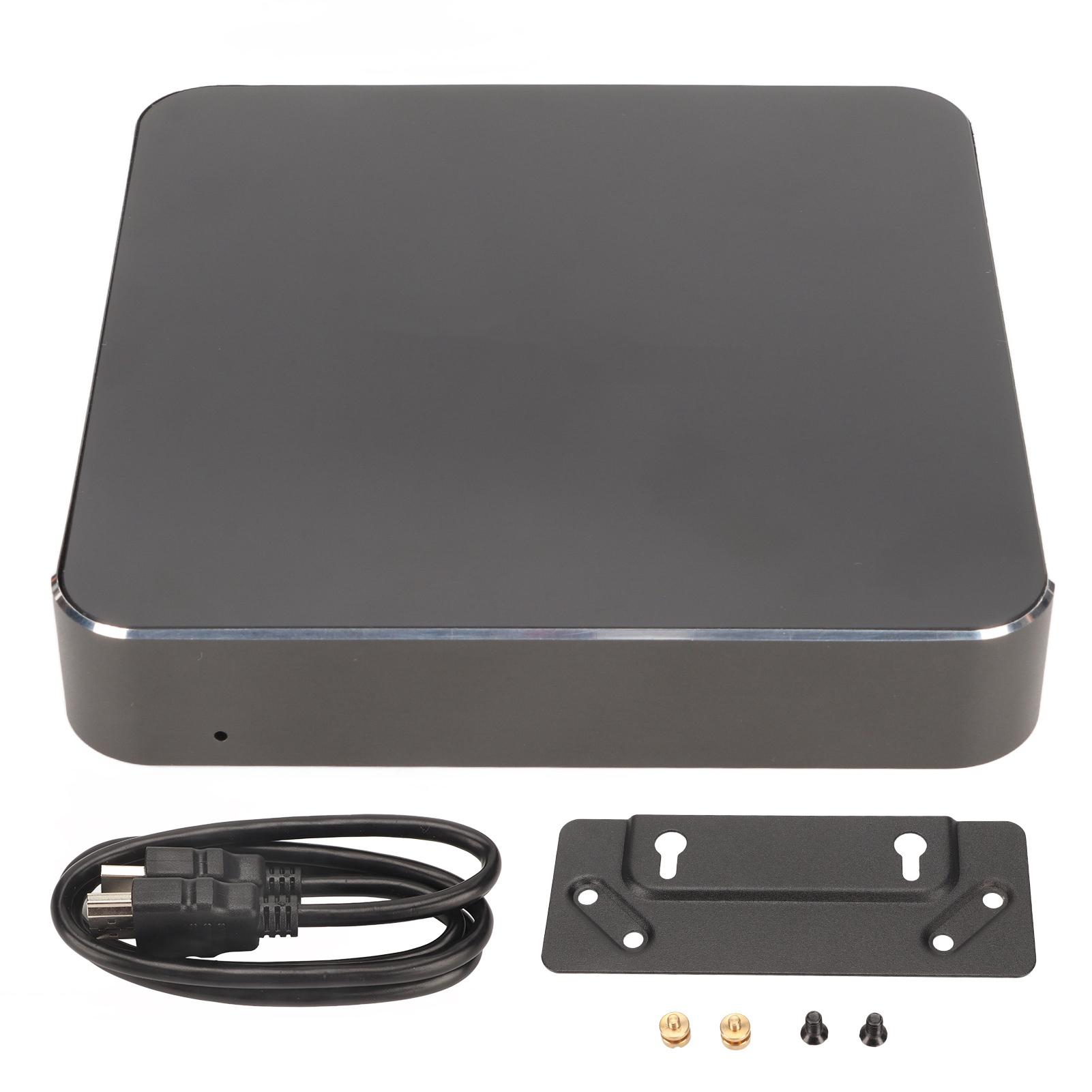 

Мини-ПК 8 ГБ DDR4 RAM 256 ГБ ROM 4K UHD черный мини-настольный компьютер для Windows 10 11 100‑240 В EU Plug EU Plug