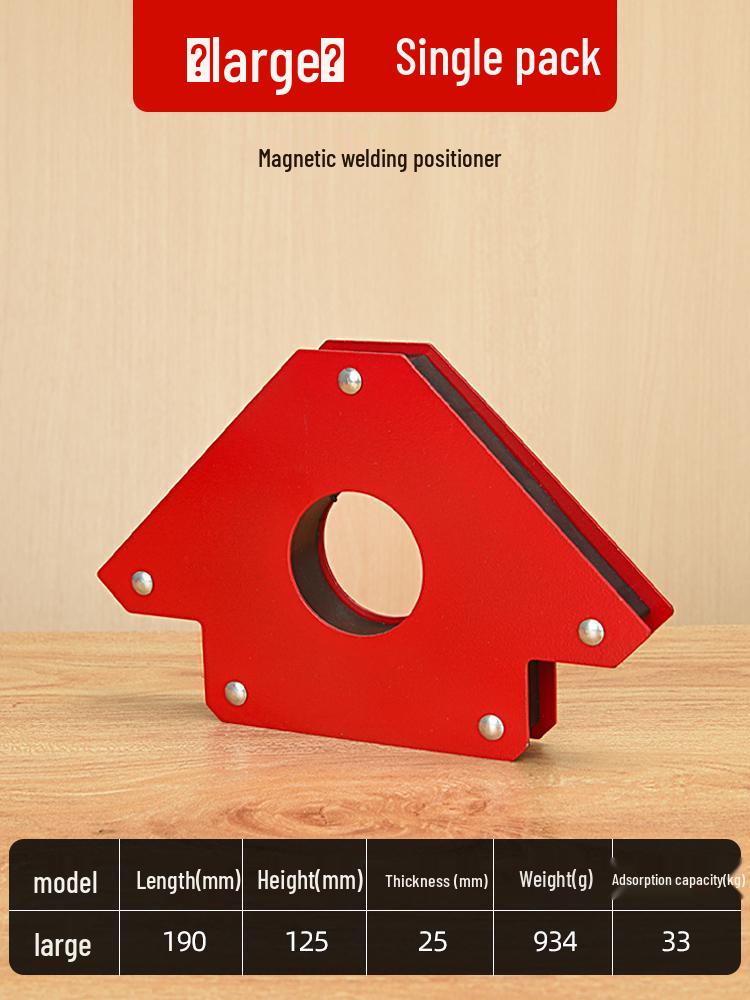 90° Magnetic Welding Positioning Tool & Triangle Ruler