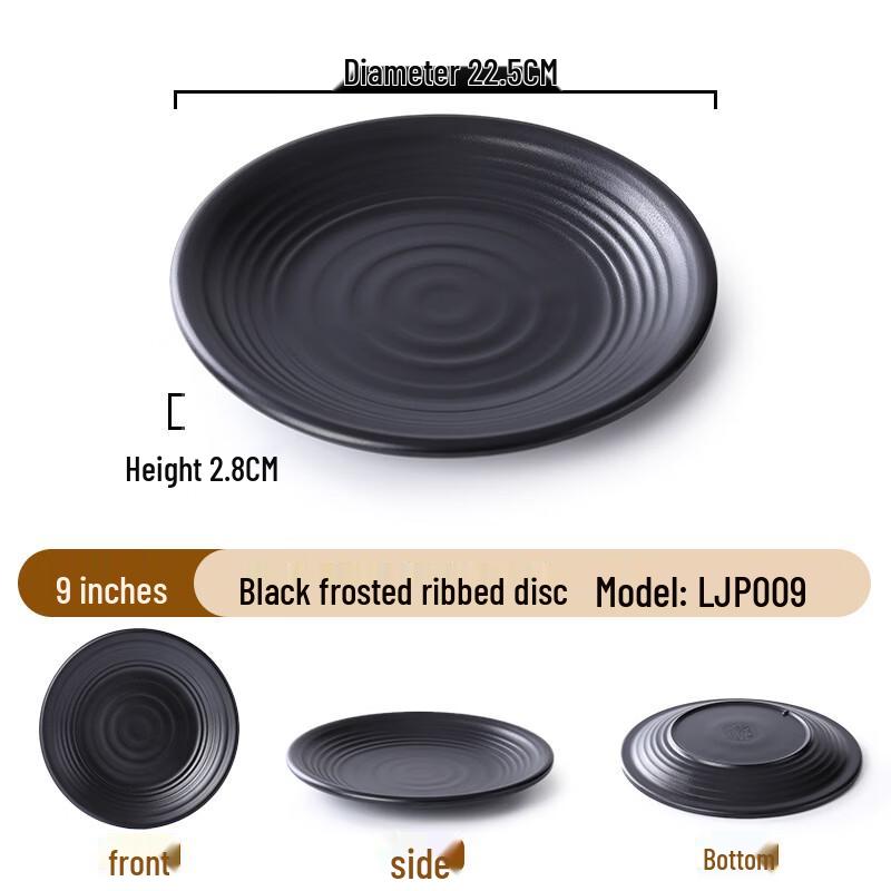 Melamine Round Dinner Plates