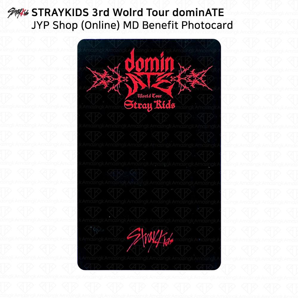 Stray Kids 3rd World Tour dominATE JYP Shop Online MD Benefit Photocard KPOP
