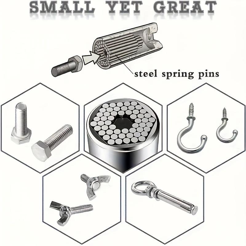 Multifunctional Silvery 7 to 19mm Magic Socket Multi Purpose Wrench Extension Rod Electric Hand Drill Screw Tool Set