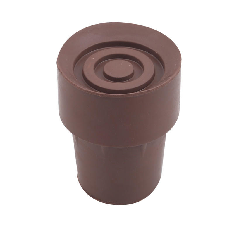 19mm Rubber Pole Cap Walking Stick Crutch Cane Bottom Pads CoverElderly Cane Anti Slip Foot Pad Trekking Pole Cane Accessories