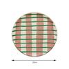 Natural Bamboo Fiber Plates Dinnerware Modern Creative Pattern Reusable Unbreakable Plates