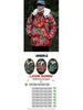 A1 Hanfu Team Uniform: Warm Couple's Lambswool Coat with Detachable Hood, Chinese Style, Cold-Protection, Big Flower Design.
