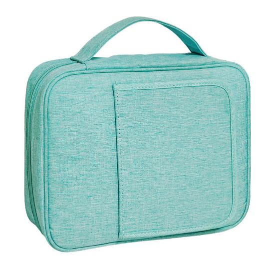 Teczka na zamek błyskawiczny z uchwytem Duża pojemność Wodoodporny segregator na dokumenty Przechowywanie