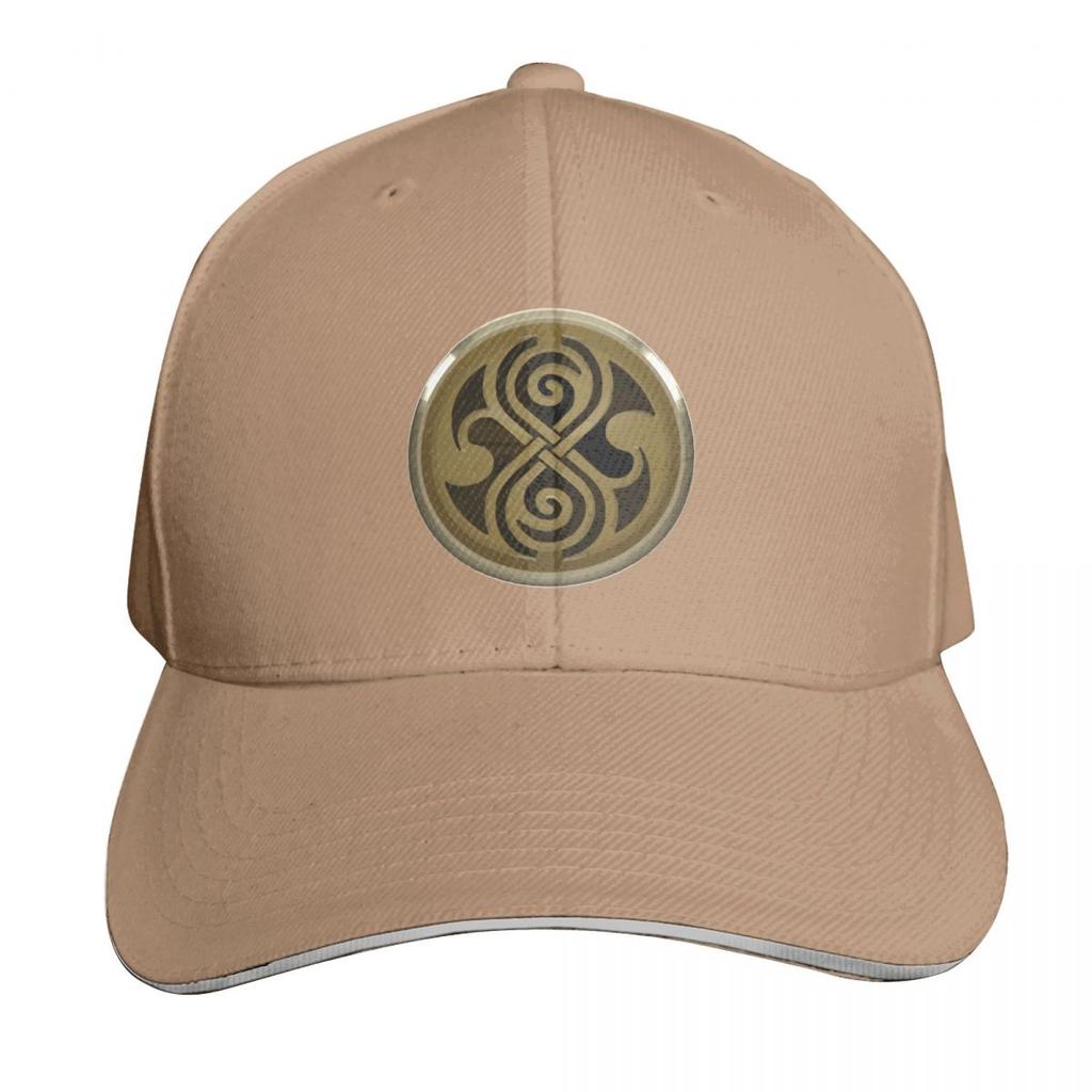 The Seal of Rassilon Gold Silver Baseball Cap Golf Sunhat luxury caps Unique hats Womens Hats For The Sun Unisexs