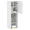 LED TV Stand In White 30.5 X 30 X 102 Cm