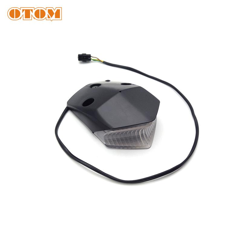 OTOM Motorcycle 2023 Tail Light Rear Fender LED Taillight Assembly Brake Warning License Plate Lamp For YAMAHA WR250F WR450F WR