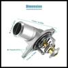 Engine Coolant Thermostat Housing Water Inlet Assembly 15-11057 12600172 15-10412 for Chevy Silverado Suburban Tahoe for Cadillac Escalade for GMC