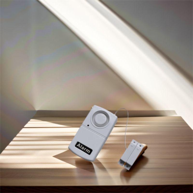 Magnetic Sensor Burglar Alarm High Decibel Detector Battery Powered Window Sensor Wireless Smart High Decibel Alarm Doors