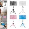 Music Sheet Stand, Adjustable Height Easy Setup Stable Note Holder Book Stand
