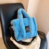 Shoulder Bag Handbag Women's Bag Girl Bag New Trendy Temperament Cute Casual Plush Messenger Bag