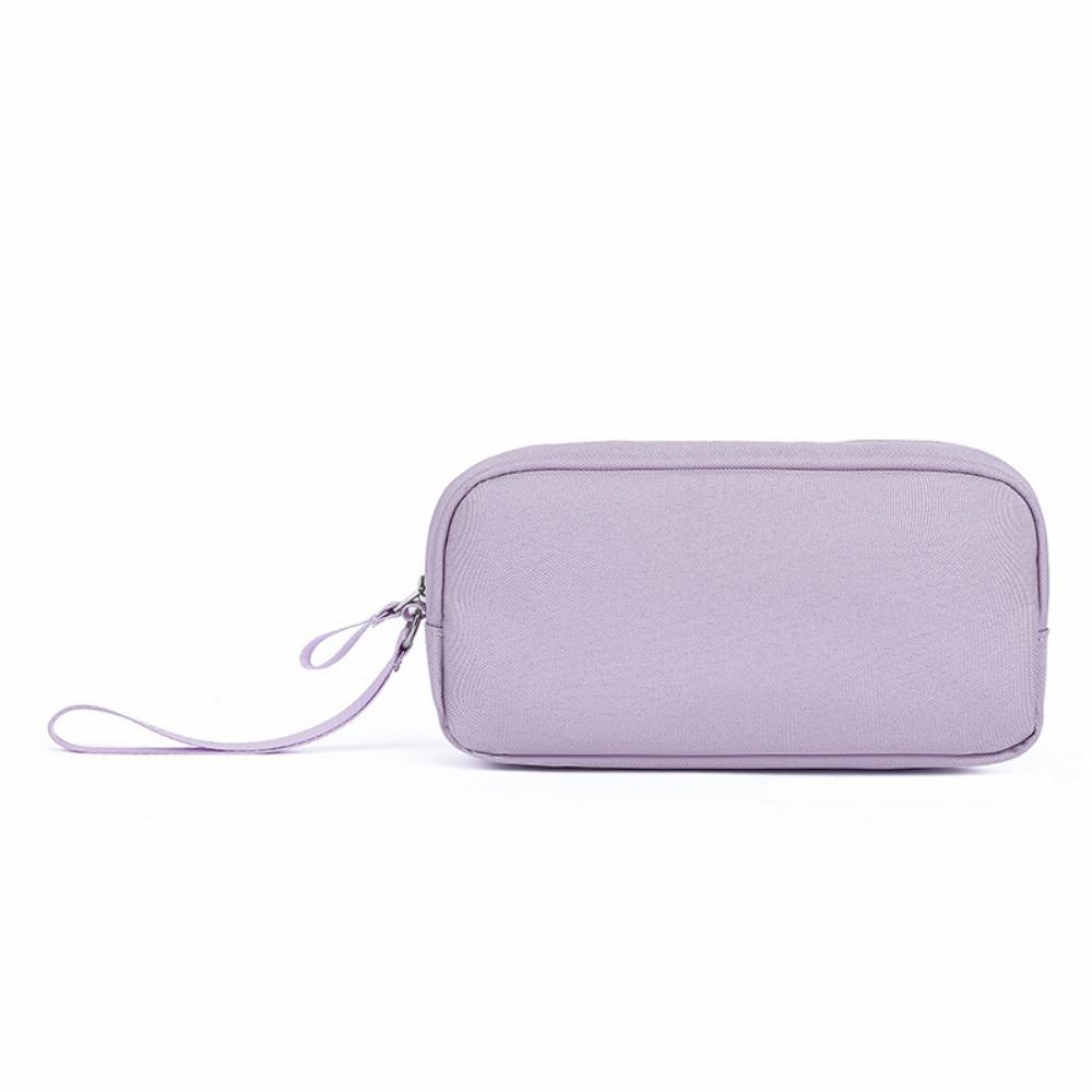 

Oxford Data Cable Storage Bag Water Resistant Cable Organizer Travel Bag Carry Storage Daily Item Electronics Organizer фіолетовий