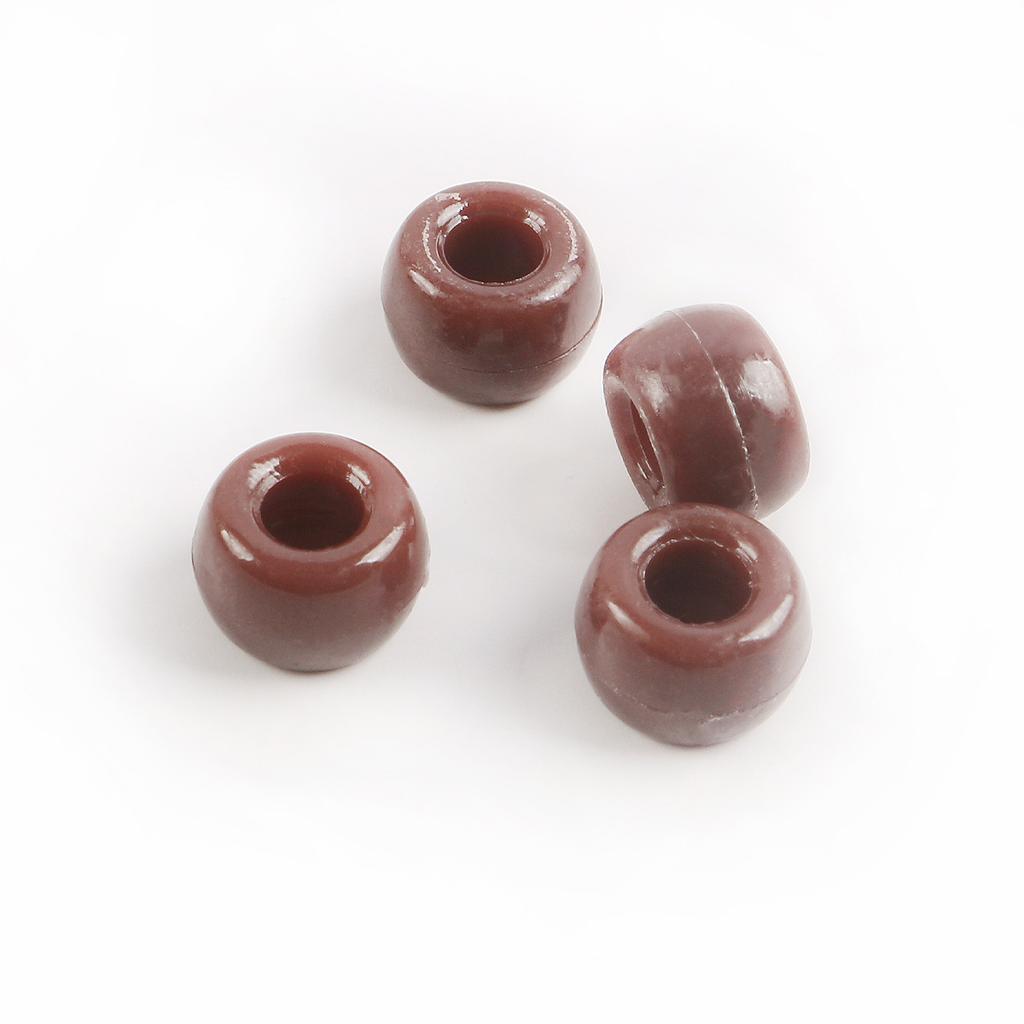 Acrylic Pony Beads Large Hole Beads Dreadlocks Solid Color Bucket Beads Diy Mobile Phone Chain Necklace Loose Beads Jewelry Accessories