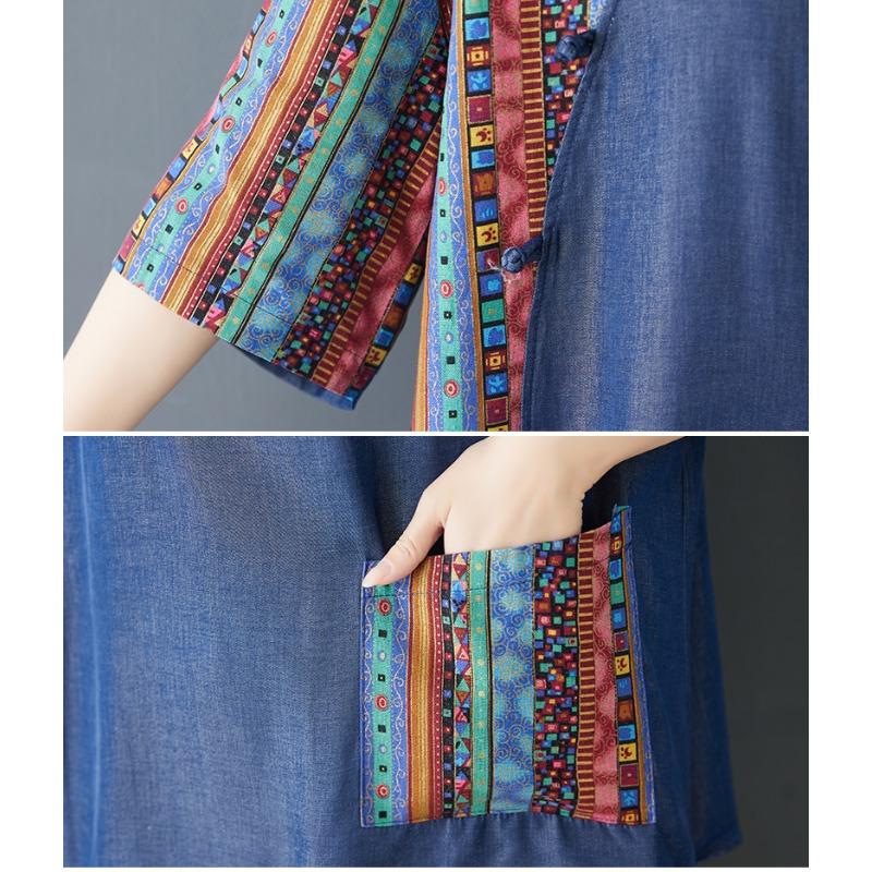 DIMANAF Plus Size Pants Suits Women Sets Suits Loose Tops Shirts Long Pants Cotton Vintage Casual Clothing Summer