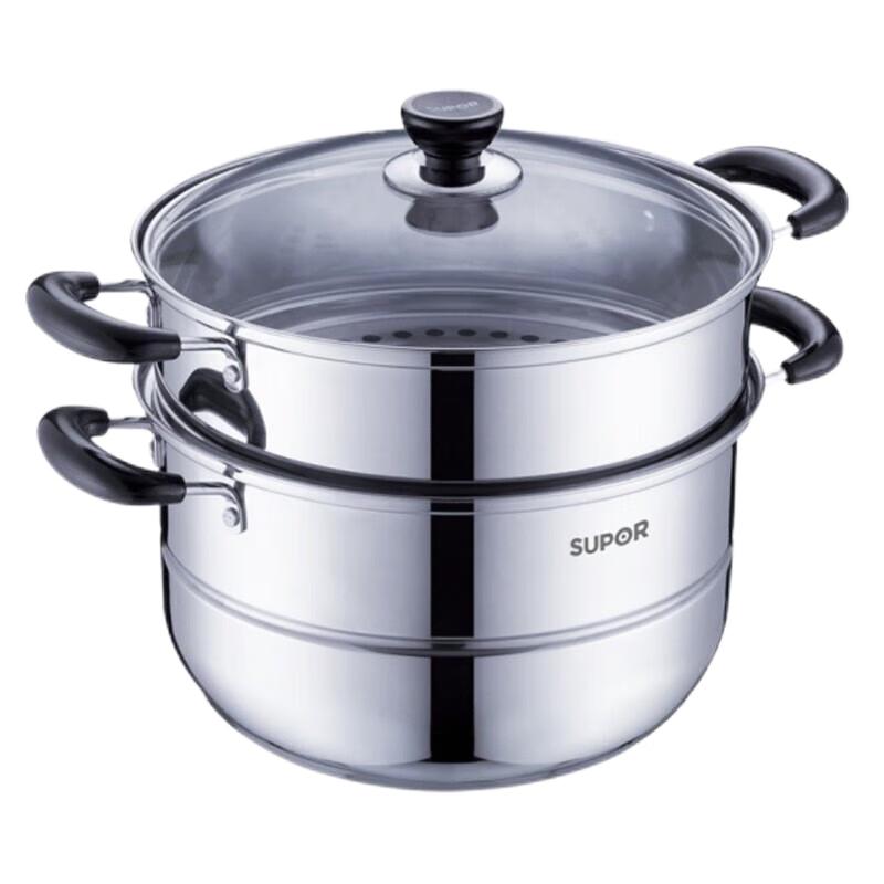 Supor SZ26B7 304 Stainless Steel Double Layer Steamer