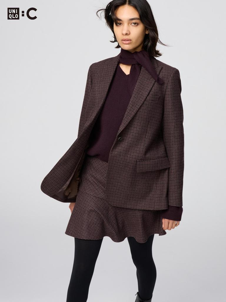 Uniqlo Tweed Tailored Jacket