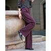 Demana Women's 100% Cotton Corduroy Straight-Leg Casual Pants