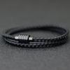 New Trendy Men Bracelet With A Grade 4mm Keel Rope Unfading Multiple Colors Available Stainless Steel Magnet Buckle Pulseria