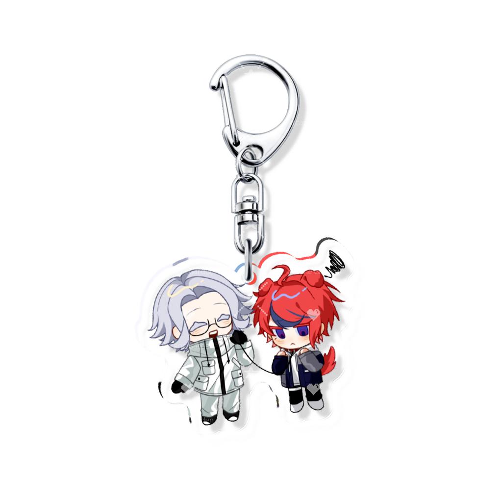 The Hundred Line CP Takumi Sumino Eiji Aotsuki Couple Keychain SIRE Last Defense Academy Bag Charms Pendant Gift New Souvenir