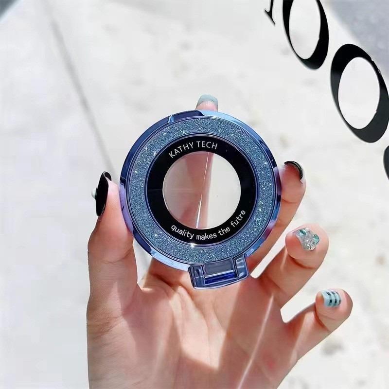 New Magnetic Back Adhesive Mobile Phone Holder Lazy Desktop Mobile Phone Holder Creative Fashion Mobile Phone Holder 1Pcs синий