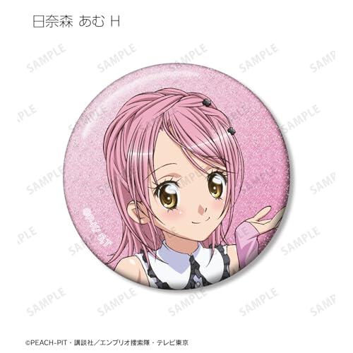 TV Anime "Shugo Chara!" Trading Hinamori Amu Only Glitter Can Badge Box of 13