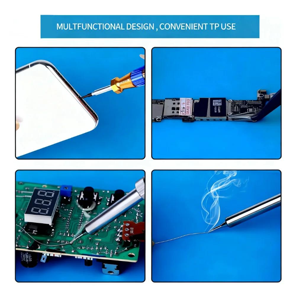 1pcs Anti-static Soldering Silicone Mat Heat-Resistant Work Pad For Hot Airs Guns Soldering Station Repair Desoldering Platform