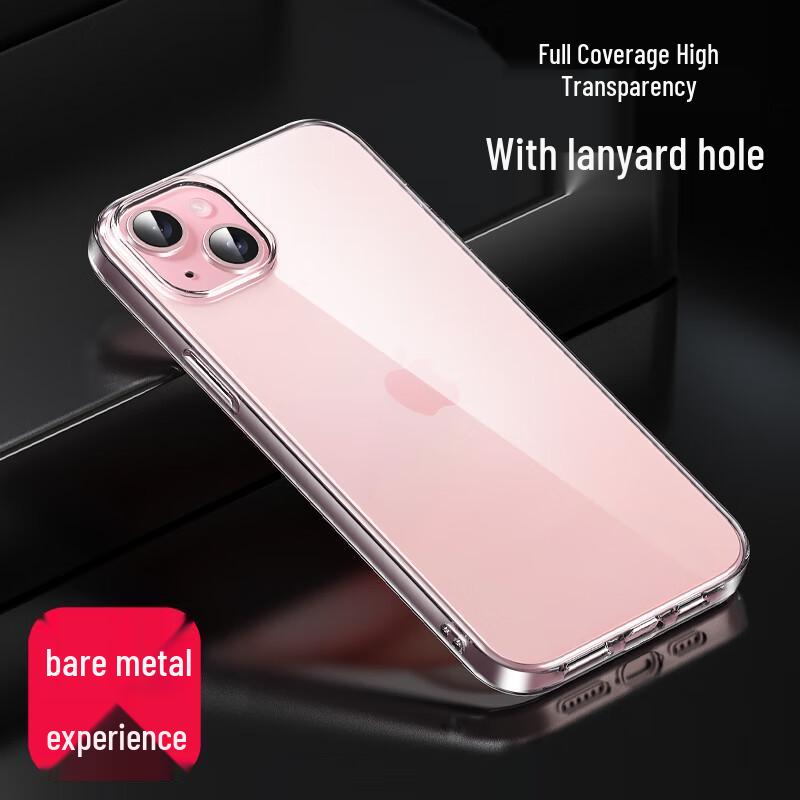 ESCASE Clear Anti-Drop TPU Soft Case for iPhone