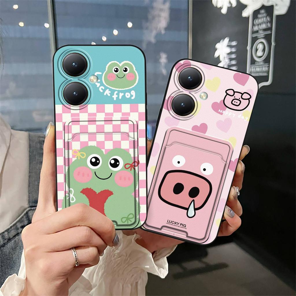 Anti-knock Silicone Phone Case For VIVO Y35+ 5G/Y35M+ 5G Durable Full Wrap Dirt-resistant Cute Back Cover Graffiti TPU