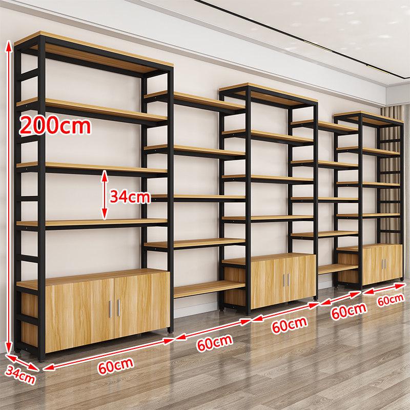 Multi-Layer Display & Storage Rack for Supermarkets and Convenience Stores