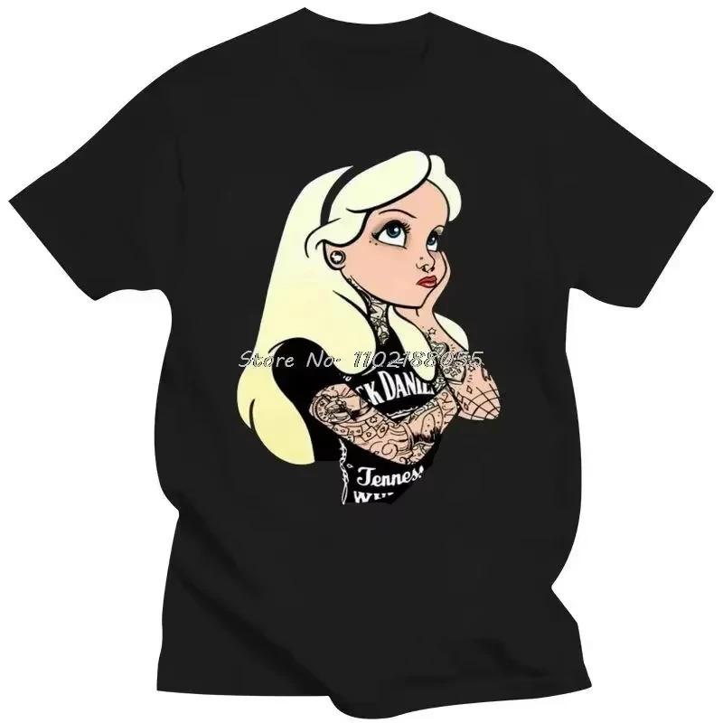 Anime Wonderland Punk Rock Y2k Tops Gothic Women S