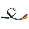 4Pin Male To CVBS RCA Female Connector Wire Harness HD Monitor Vehicle Rear View/Back Up Camera Wire Connector Cord Adapter 23in