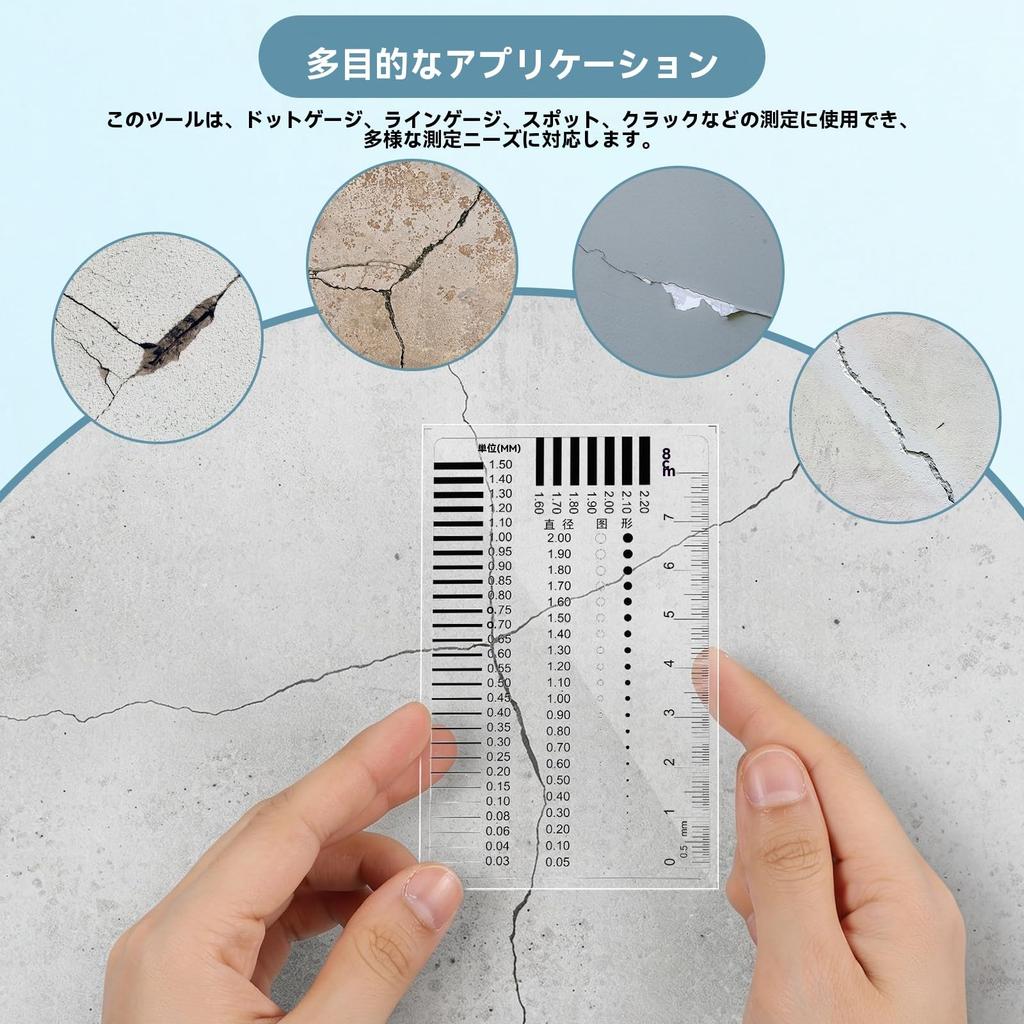NUOLUX Film Defect Detection Transparent for Diameter and Line Width 10cm x Precision Inspection Multipurpose High-Precision Ruler, Plastic,