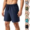 Men's Athletic Shorts Summer Five Inch Inseam Lightweight Stretch Quick Dry Training Running Workout Shorts with Pockets Drawstring Waistband