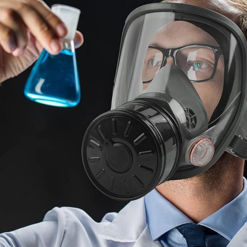 R40 Interfejs Filtr Maski Gazowej 40mm Pochłaniacz Respiratora Praktyczny Akcesorium Zamienne maska Maska gazowa chemiczna Respirator